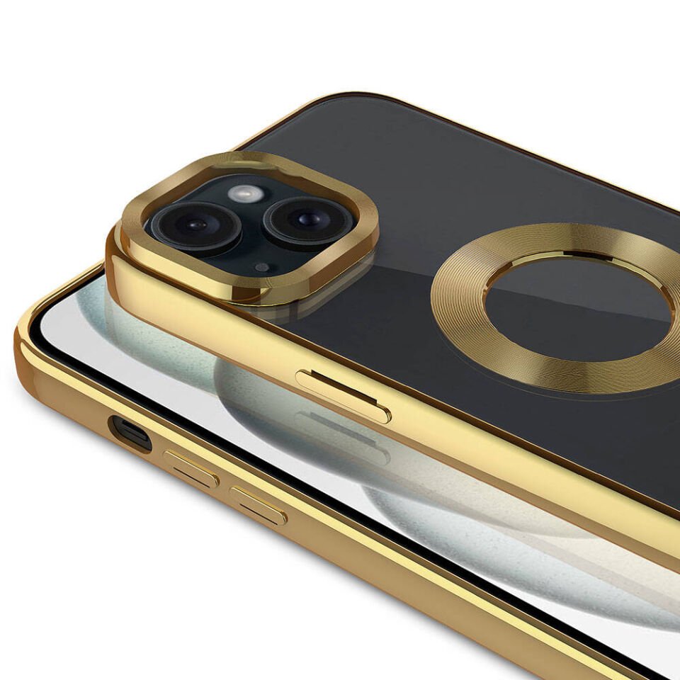 Apple iPhone 15 Kılıf Tek Kamera Çerçeveli Logo Gösteren HEPTEKİLETİŞİM Omega Kapak