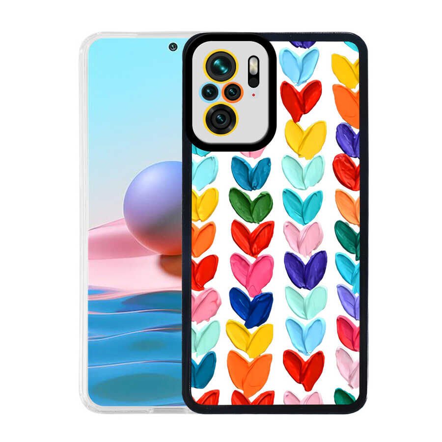 Xiaomi Redmi Note 10 Kılıf HEPTEKİLETİŞİM M-Fit Desenli Kapak