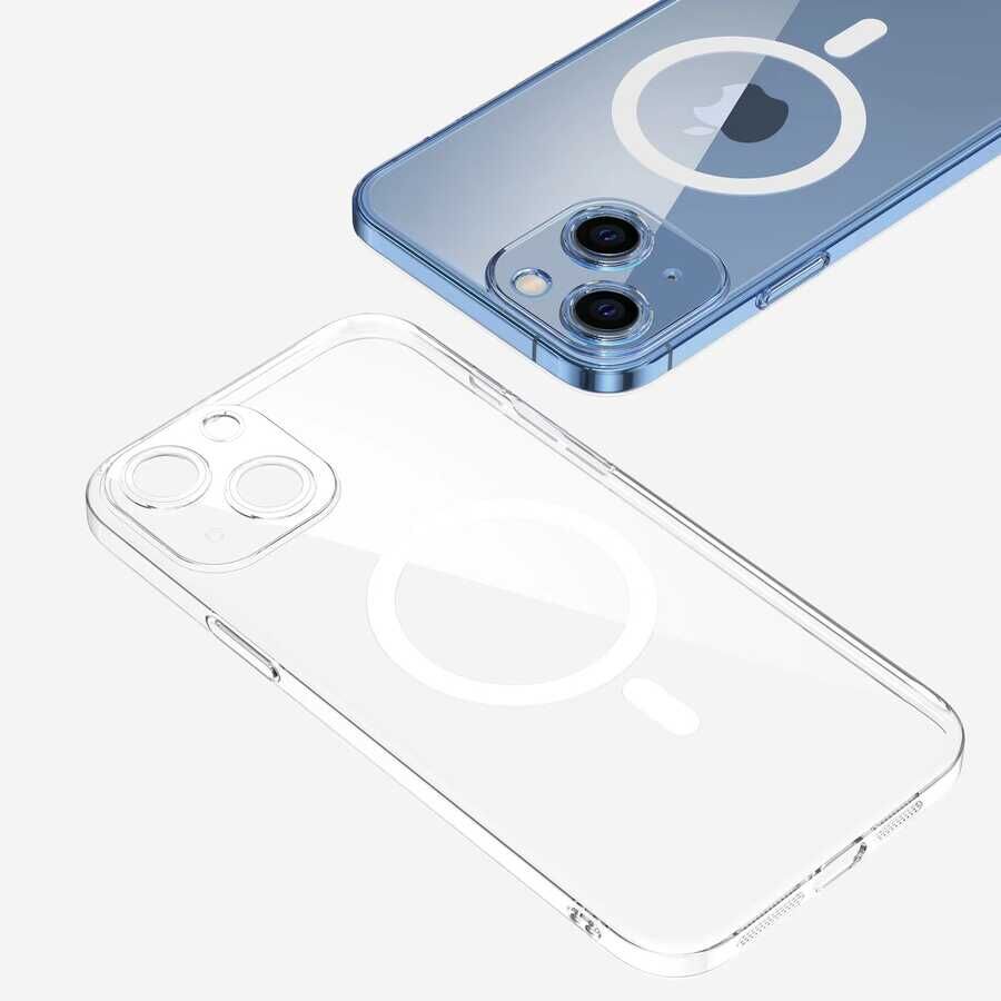 Apple iPhone 14 Kılıf Kamera Korumalı Magsafe Sert PC HEPTEKİLETİŞİM Porto Kapak