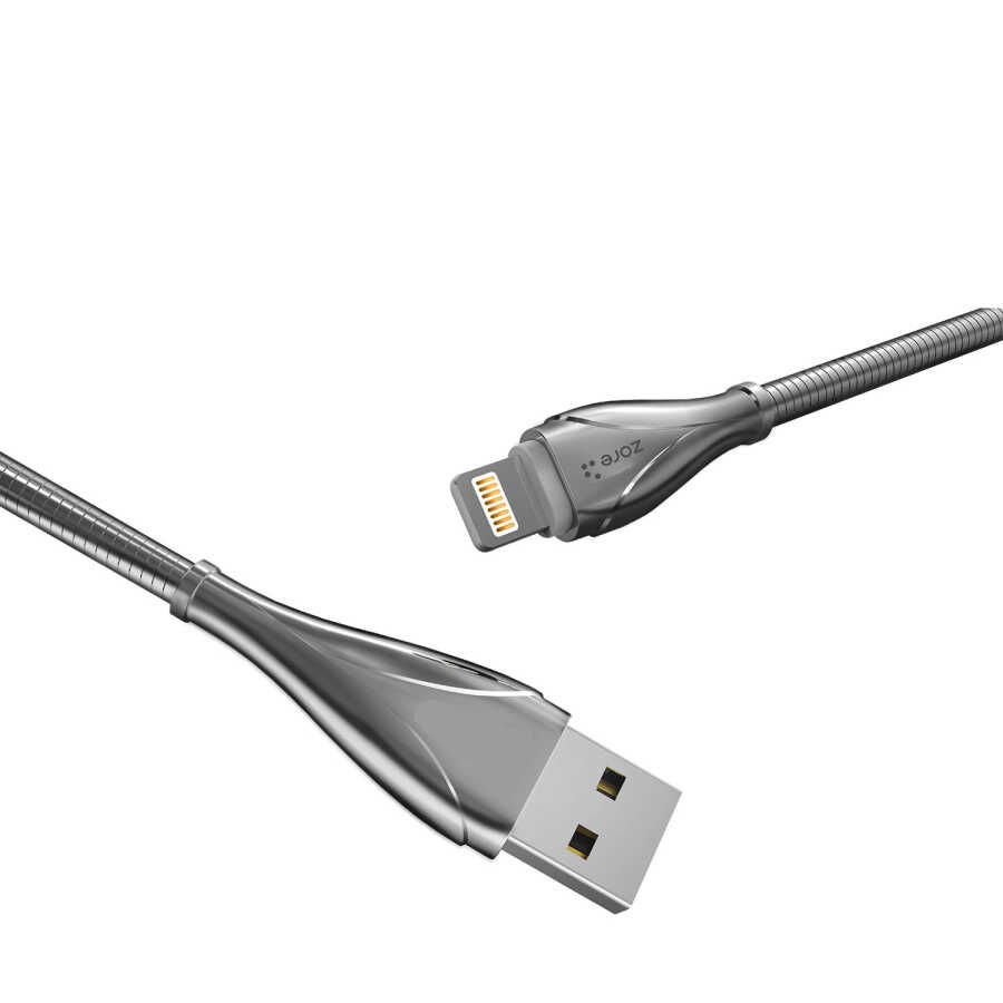 LS28 Lightning Usb Kablo Gri
