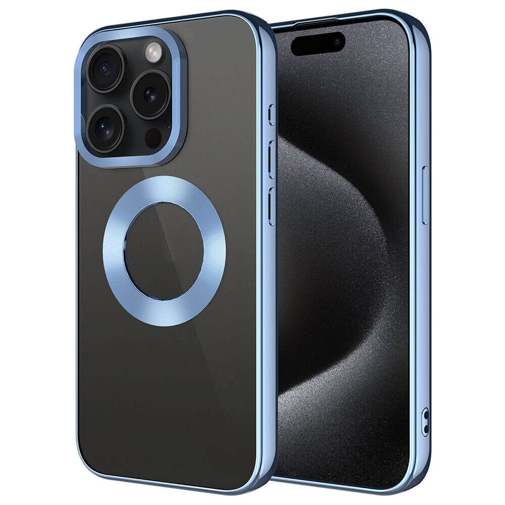Apple iPhone 15 Pro Kılıf Tek Kamera Çerçeveli Logo Gösteren HEPTEKİLETİŞİM Omega Kapak