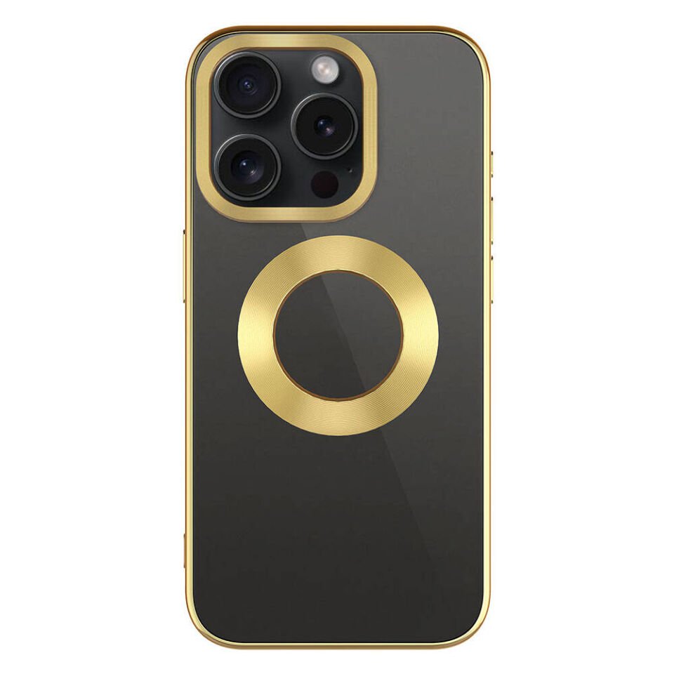 Apple iPhone 15 Pro Kılıf Tek Kamera Çerçeveli Logo Gösteren HEPTEKİLETİŞİM Omega Kapak