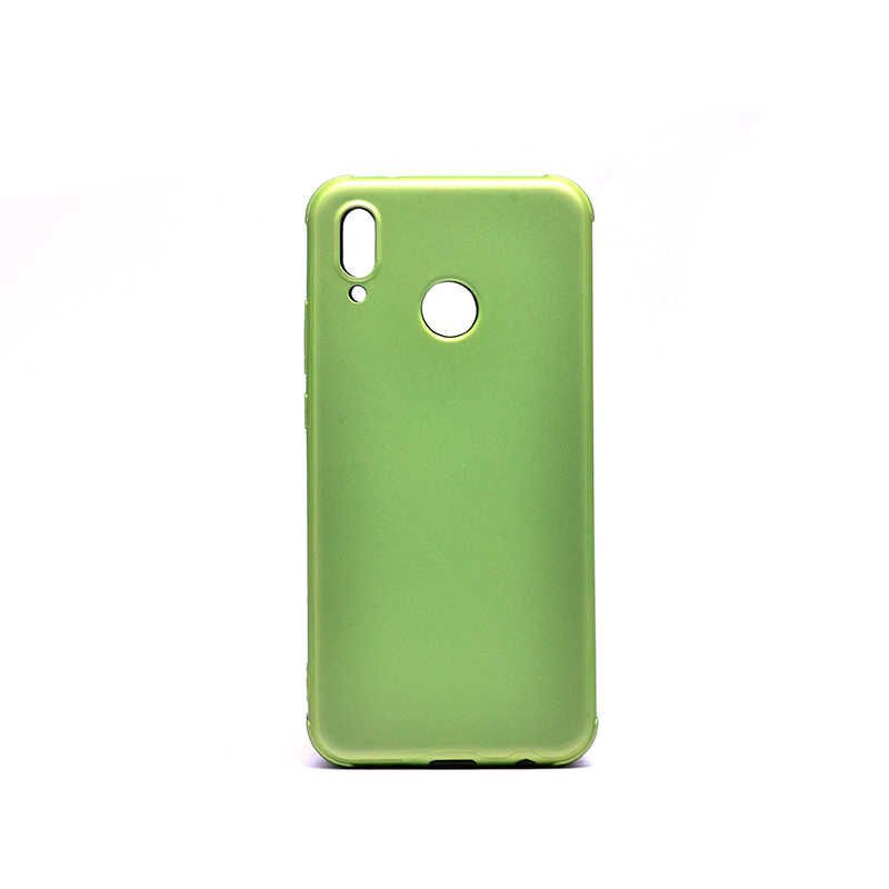 Huawei P20 Lite Sililkon Mat Soft Yüzeyli Kapak (NEVA) Siyah