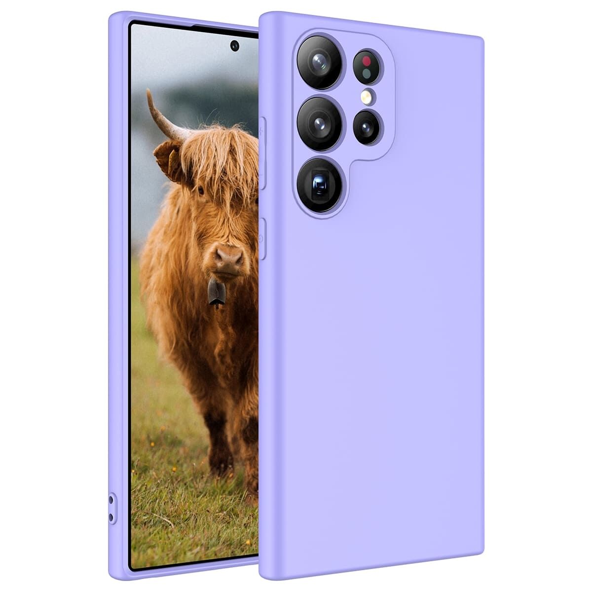 Samsung Galaxy S23 Ultra Kadife İç Yüzey Yumuşak Dokulu Kamera Korumalı İnce Kapak (MARA) Lacivert