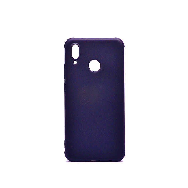 Huawei P20 Lite Sililkon Mat Soft Yüzeyli Kapak (NEVA) Lacivert