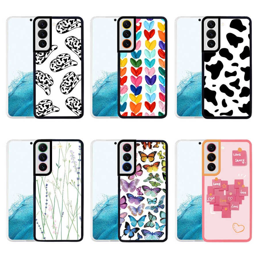 Samsung Galaxy S22 Plus Kılıf HEPTEKİLETİŞİM M-Fit Desenli Kapak