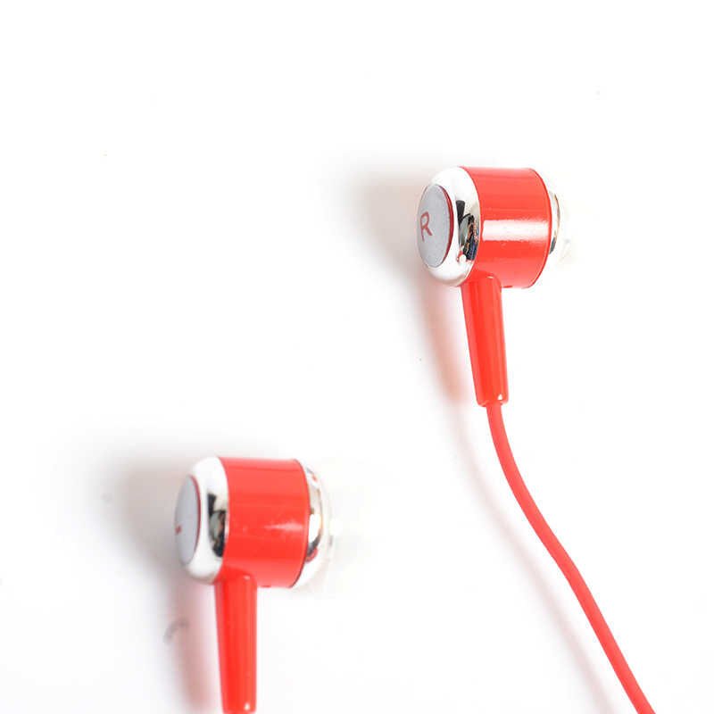 Yüksek Kalite ve Ses Performanslı Kulaklık (EV-S066SL 3.5mm Kulaklık) Kırmızı