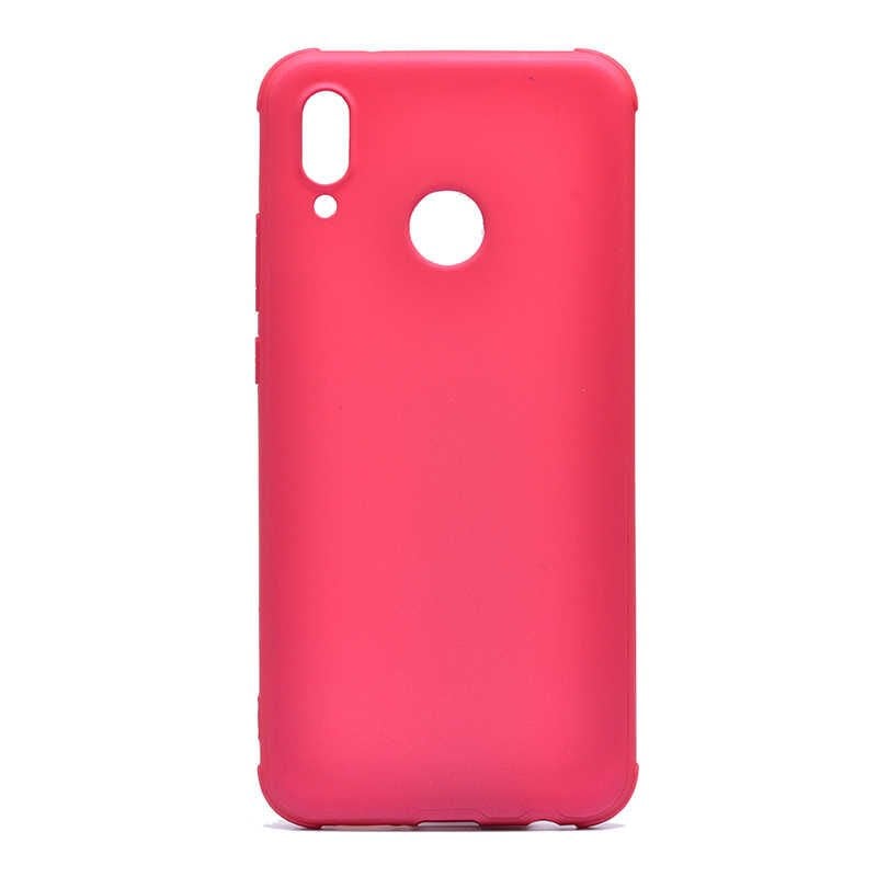 Huawei P20 Lite Sililkon Mat Soft Yüzeyli Kapak (NEVA) Pembe