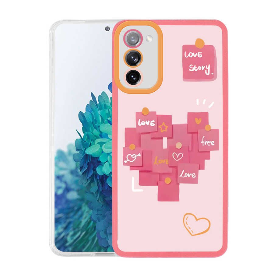 Samsung Galaxy S20 FE Kılıf HEPTEKİLETİŞİM M-Fit Desenli Kapak
