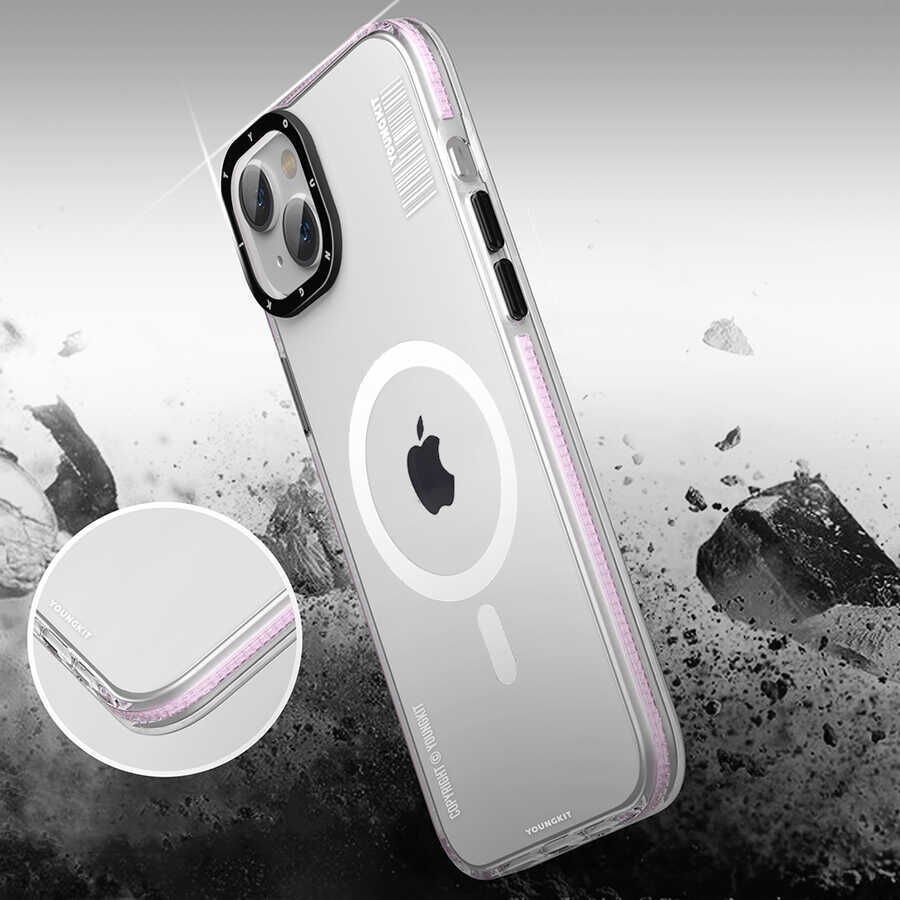 Apple iPhone 14 Plus Kılıf Magsafe Şarj Özellikli YoungKit Exquisite Serisi Kapak