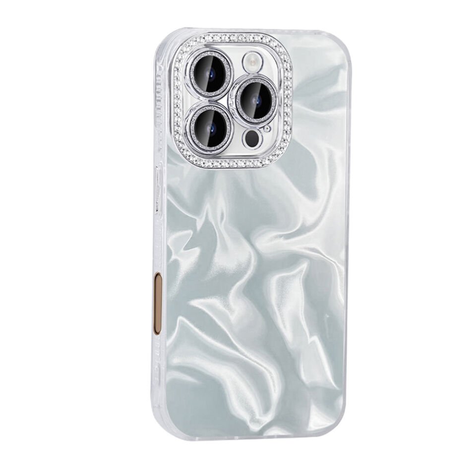Apple iPhone 16 Pro Max Kılıf Airbagli Parlak Taş Detay Tasarımlı HEPTEKİLETİŞİM Esila Kapak