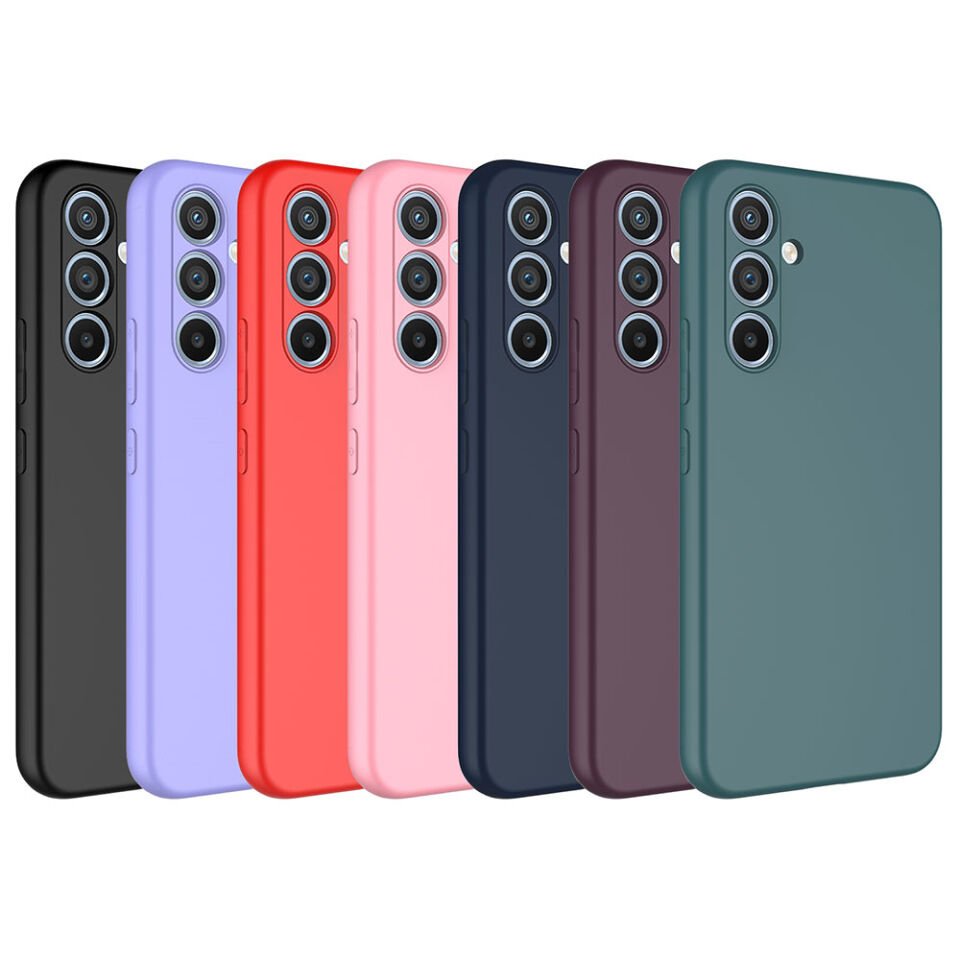 Samsung Galaxy A34 Kadife İç Yüzey Yumuşak Dokulu Kamera Korumalı İnce Kapak (MARA) Siyah