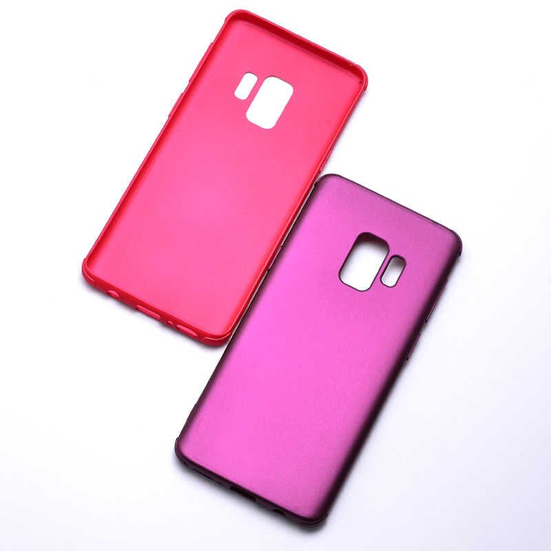 Samsung Galaxy S9 Sililkon Mat Soft Yüzeyli Kapak (NEVA) Siyah
