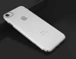 Apple iPhone SE 2022 Kılıf HEPTEKİLETİŞİM Dört Köşeli Lazer Silikon Kapak