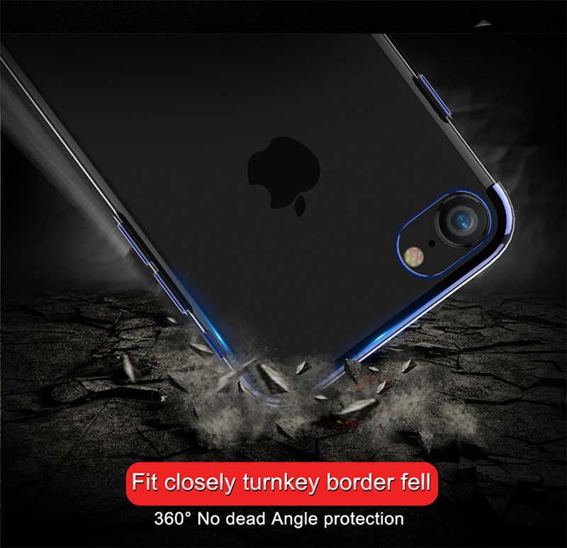 Apple iPhone SE 2022 Kılıf HEPTEKİLETİŞİM Dört Köşeli Lazer Silikon Kapak