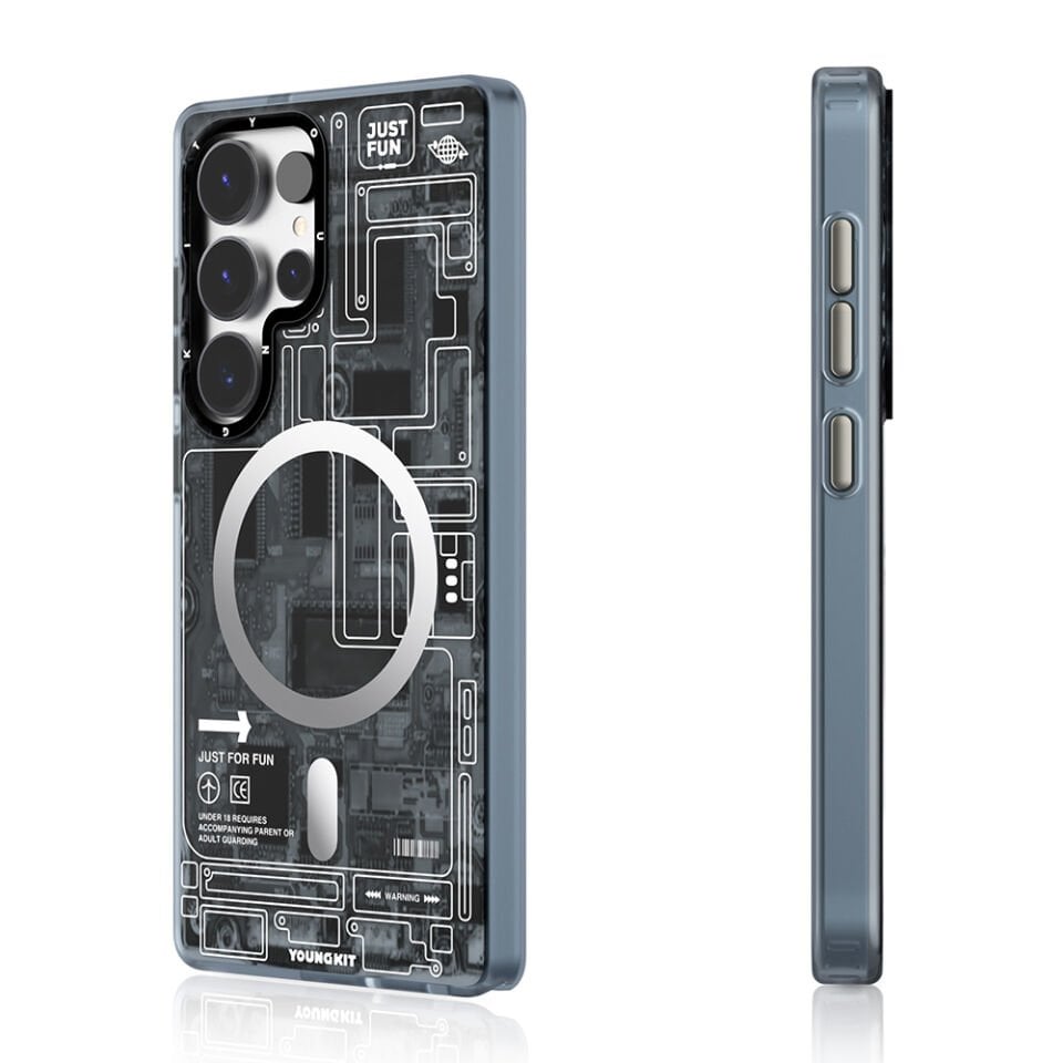 Galaxy S25 Ultra Kılıf Magsafe Şarj Özellikli YoungKit Technology Serisi Kapak