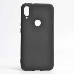 Xiaomi Mi Play Kılıf Yumuşak Dokulu Soft Esnek İnce Mat Renkli Silikon Kapak (PREMİER) Siyah