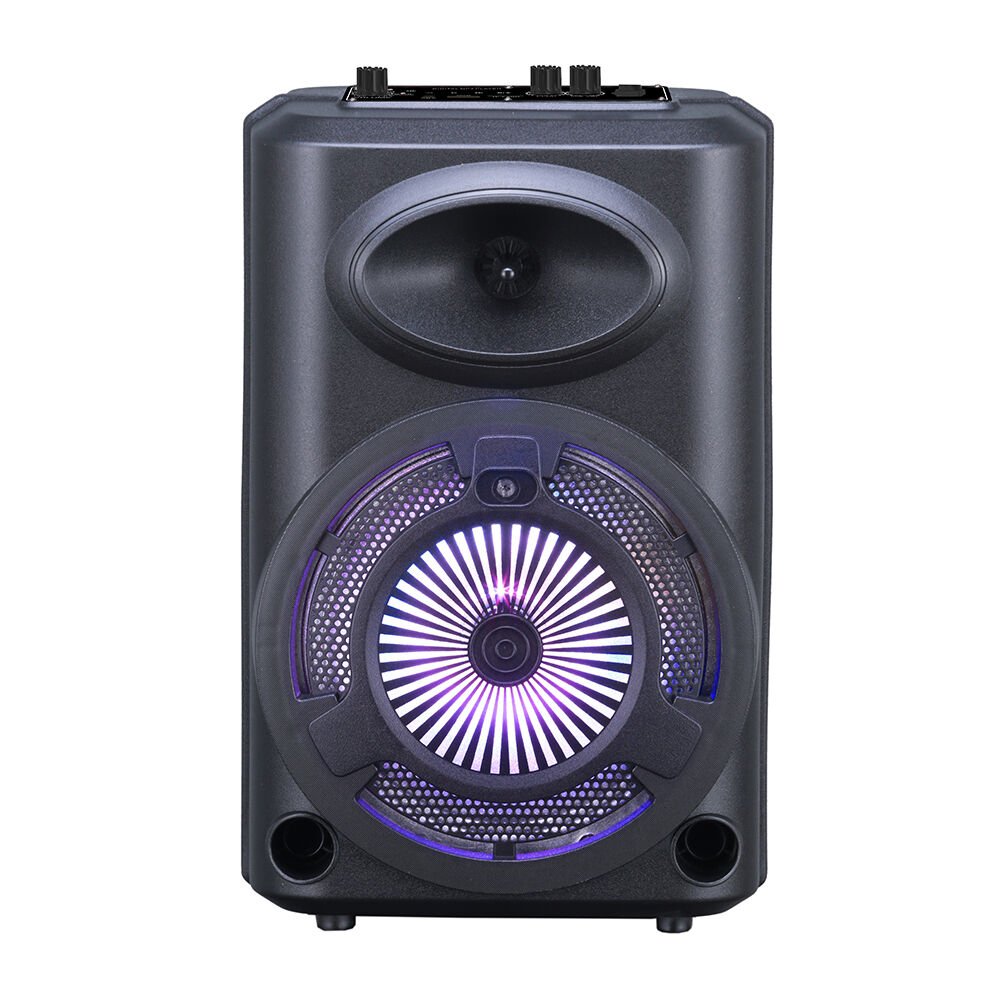 HEPTEKİLETİŞİM GD-903 Dijital LED Göstergeli FM Radyolu Mikrofonlu RGB TWS 8 inç Stereo Bass Kablosuz Karaoke Hoparlör
