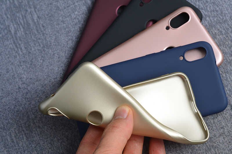 Xiaomi Mi Play Kılıf Yumuşak Dokulu Soft Esnek İnce Mat Renkli Silikon Kapak (PREMİER) Lacivert