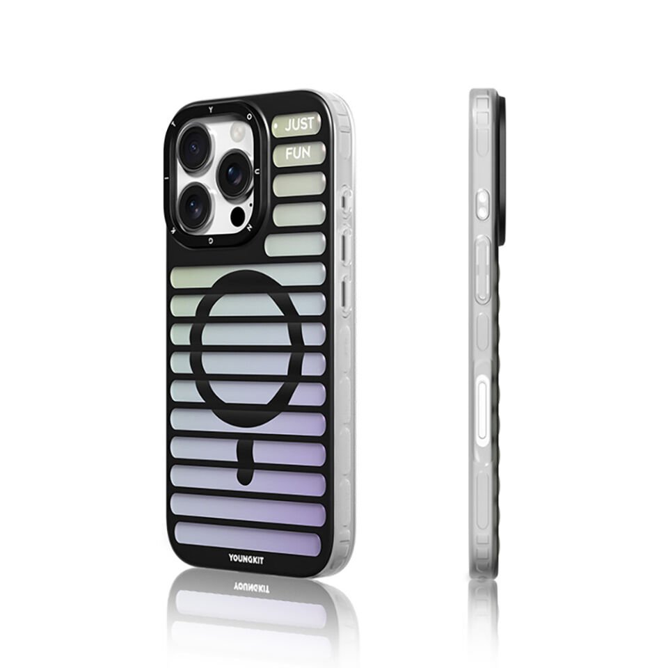 Apple iPhone 16 Pro Max Kılıf Magsafe Şarj Özellikli Youngkit Geek Serisi Kapak