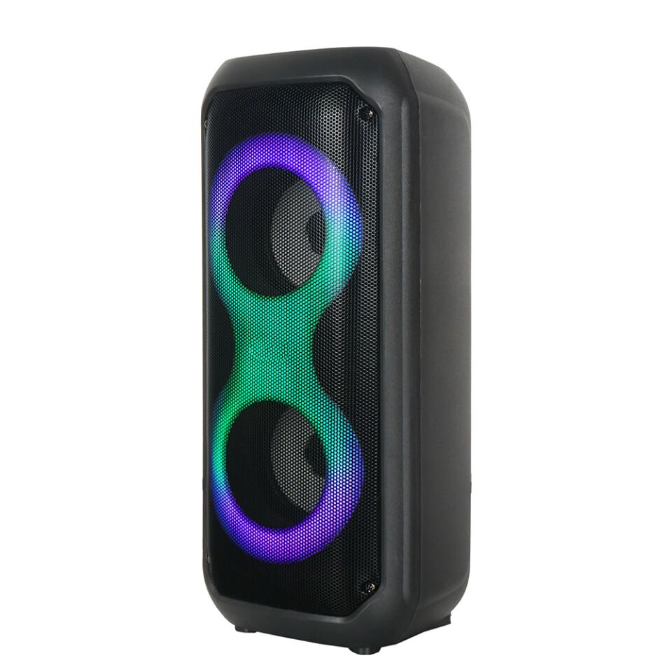HEPTEKİLETİŞİM GD-2413 FM Radyolu RGB TWS Çift 4 inç Stereo Bass Kablosuz Hoparlör