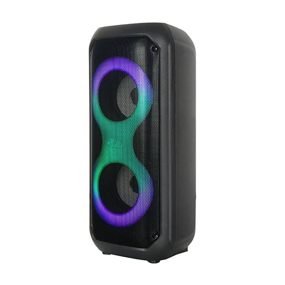 HEPTEKİLETİŞİM GD-2413 FM Radyolu RGB TWS Çift 4 inç Stereo Bass Kablosuz Hoparlör