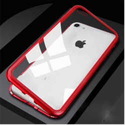 Apple iPhone SE 2022 Kılıf HEPTEKİLETİŞİM Devrim Mıknatıslı Cam Kapak