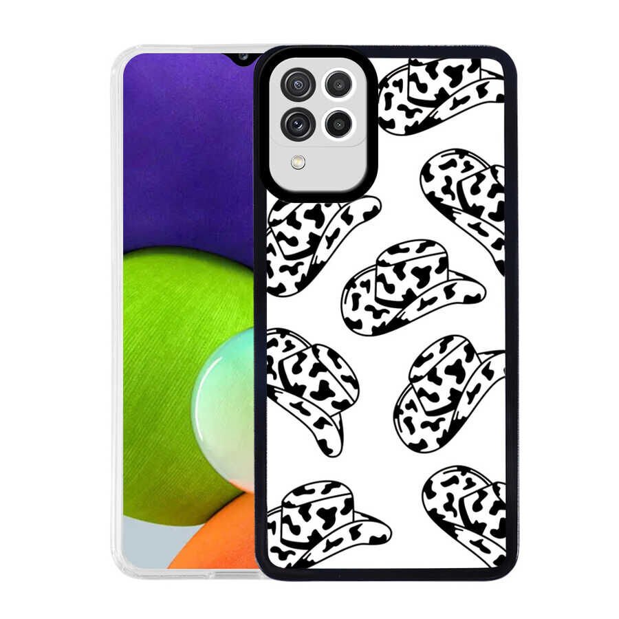 Samsung Galaxy M32 Kılıf HEPTEKİLETİŞİM M-Fit Desenli Kapak