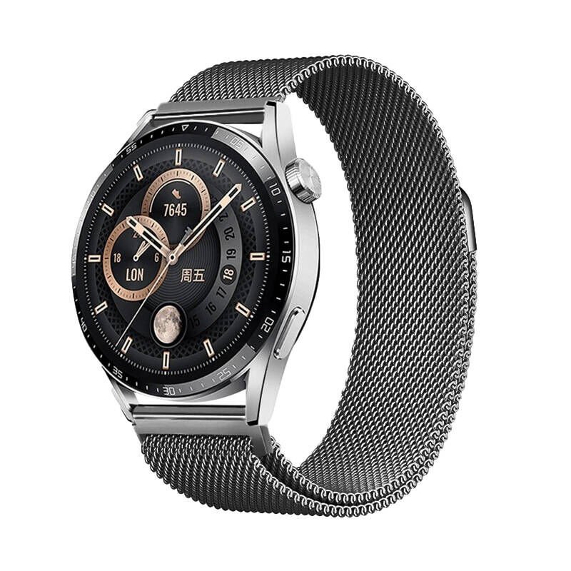 Samsung Galaxy Watch Active 2 44mm HEPTEKİLETİŞİM Band-12 20mm Metal Hasır Kordon