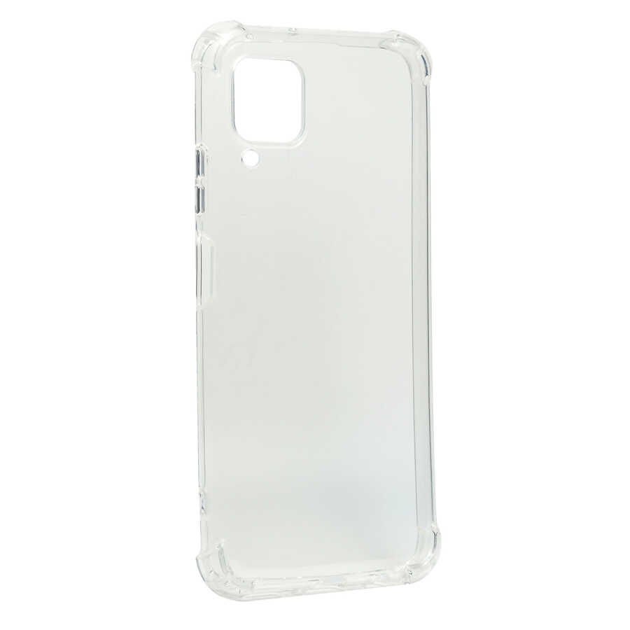 Huawei P40 Lite Kılıf Antishock Darbe Emici Kamera Korumalı Şeffaf Silikon Kapak(K-ANTİ) Renksiz
