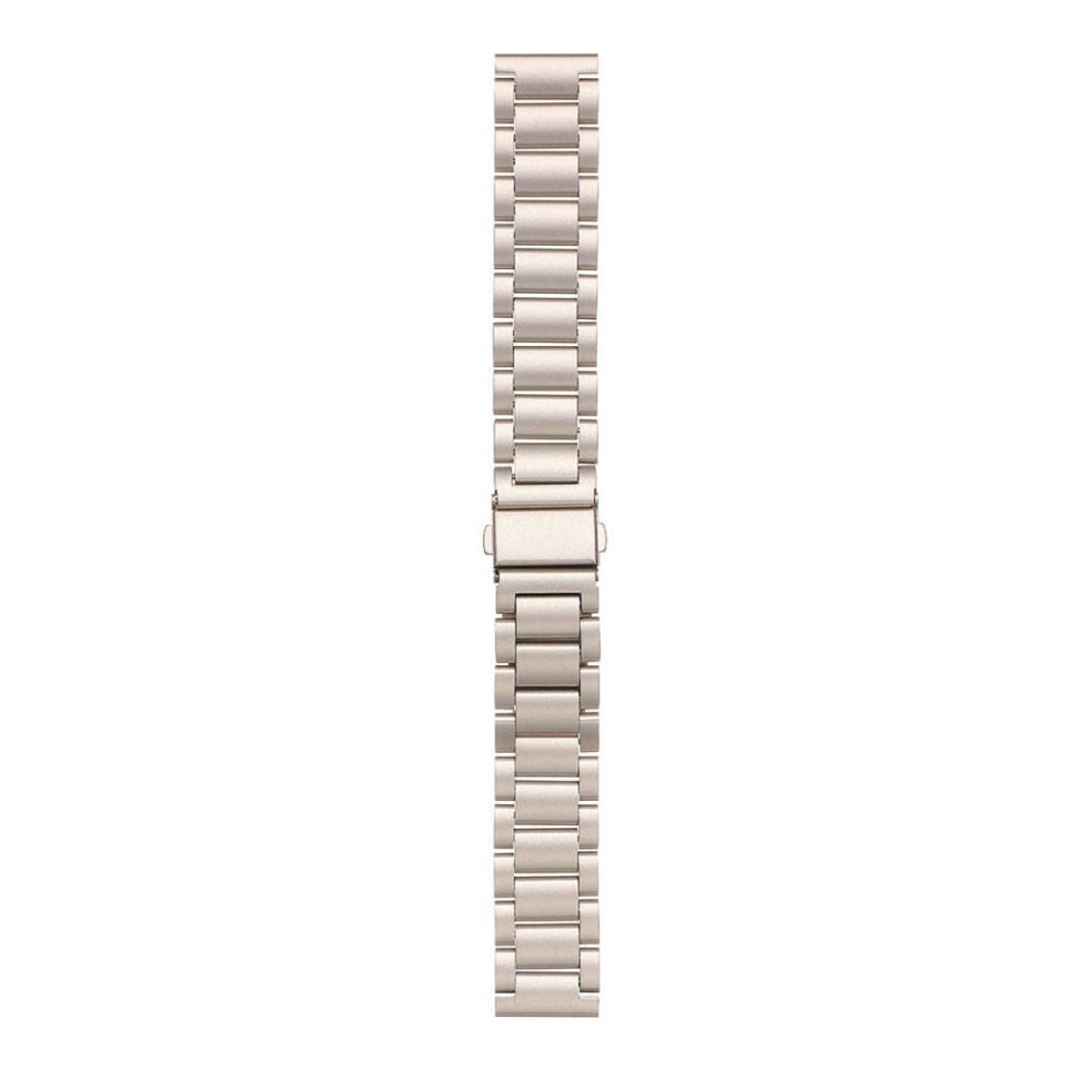 Huawei Watch GT4 41mm (18 mm) Metal Kordon Paslanmaz Çelik Tasarım (KRD-04) Gold