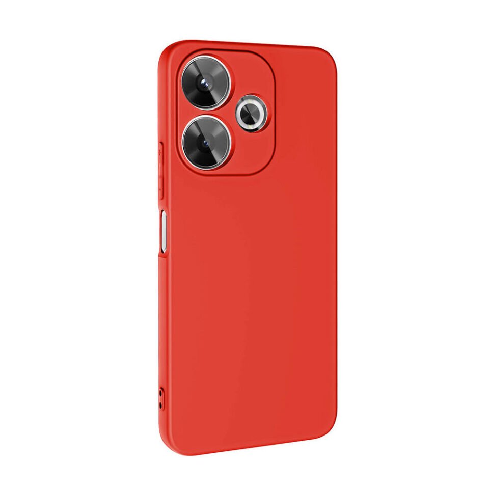Xiaomi Redmi 13 4G Kılıf Kadife İç Yüzey Yumuşak Dokulu Kamera Korumalı Kapak (MARA) Lila