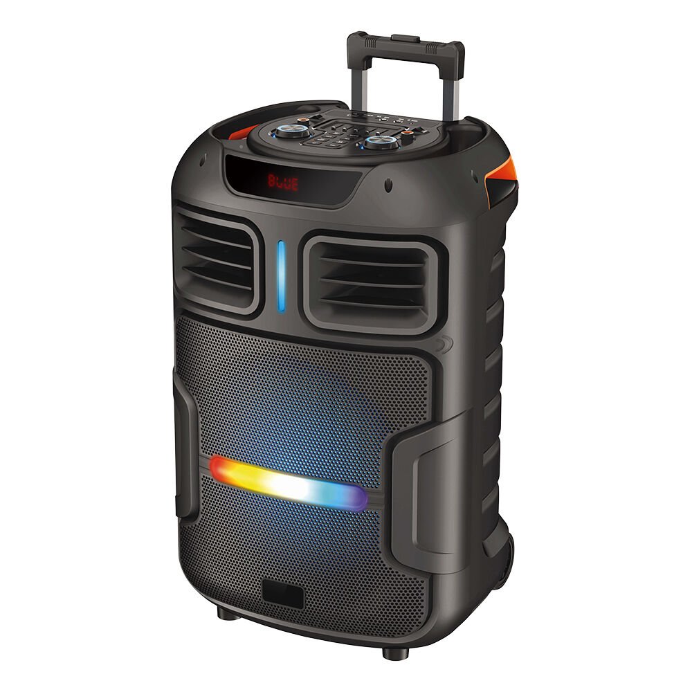 HEPTEKİLETİŞİM GD-1503 Dijital LED Göstergeli FM Radyolu Mikrofonlu RGB TWS 15 inç Stereo Bass Kablosuz Karaoke Hoparlör