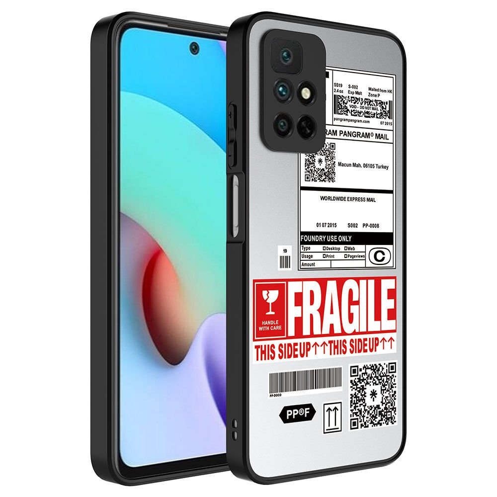 Xiaomi Redmi 10 Kılıf Aynalı Desenli Kamera Korumalı Parlak HEPTEKİLETİŞİM Mirror Kapak