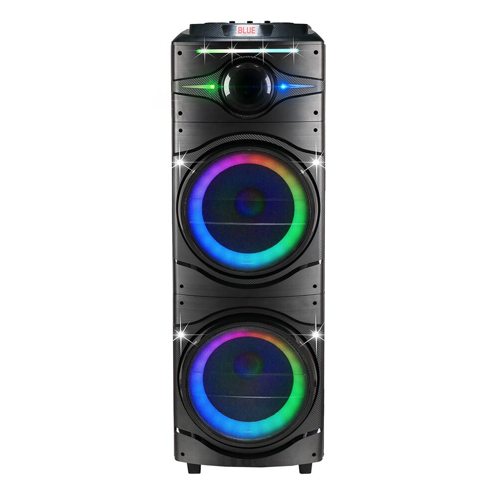 HEPTEKİLETİŞİM GD-2016 Dijital LED Göstergeli FM Radyolu Mikrofonlu RGB TWS Çift 12 inç Stereo Bass Kablosuz Karaoke Hoparlör