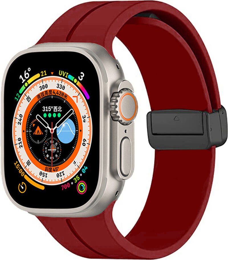 Apple Watch Ultra 49mm HEPTEKİLETİŞİM KRD-84 Silikon Kordon