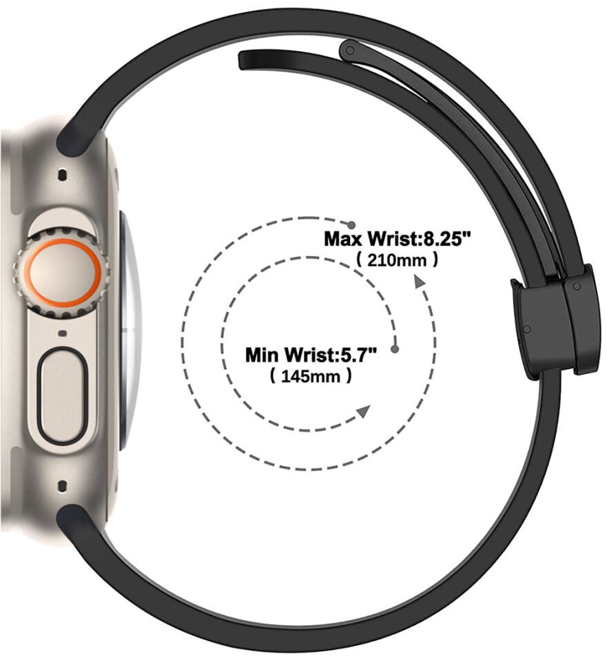 Apple Watch Ultra 49mm HEPTEKİLETİŞİM KRD-84 Silikon Kordon