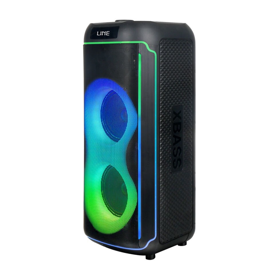 HEPTEKİLETİŞİM GD-2606 Dijital LED Göstergeli FM Radyolu Mikrofonlu RGB TWS Çift 6.5 inç Stereo Bass Kablosuz Karaoke Hoparlör