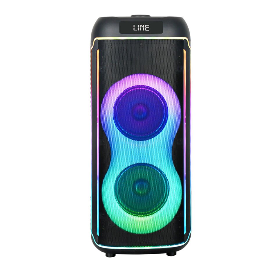 HEPTEKİLETİŞİM GD-2606 Dijital LED Göstergeli FM Radyolu Mikrofonlu RGB TWS Çift 6.5 inç Stereo Bass Kablosuz Karaoke Hoparlör