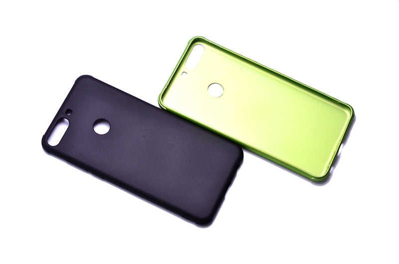 Huawei Y7 2018 Sililkon Mat Soft Yüzeyli Kapak (NEVA) Yeşil