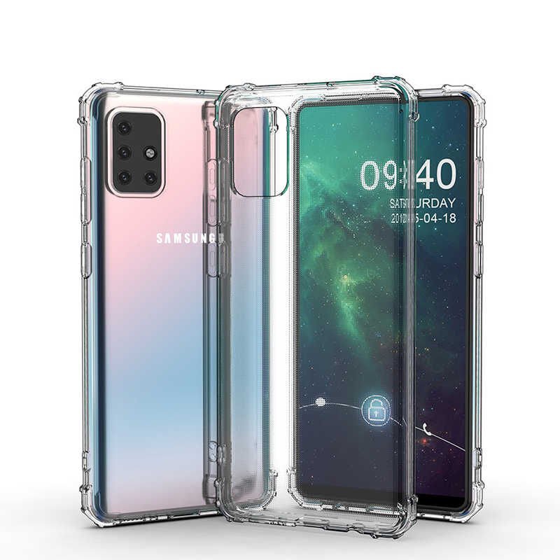 Samsung Galaxy A71 Kılıf HEPTEKİLETİŞİM Nitro Anti Shock Silikon