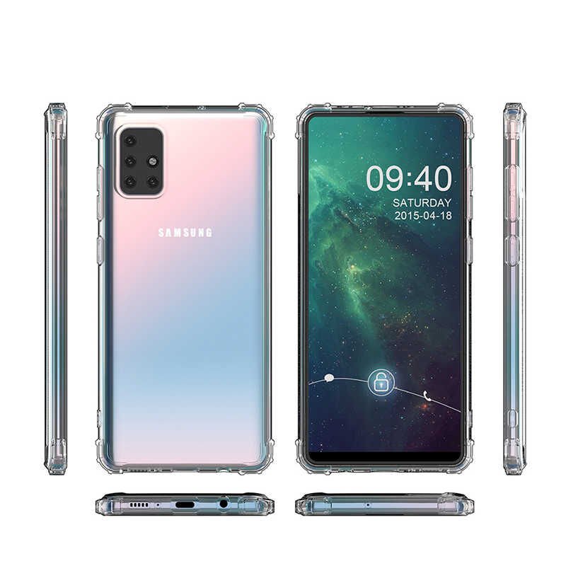 Samsung Galaxy A71 Kılıf HEPTEKİLETİŞİM Nitro Anti Shock Silikon