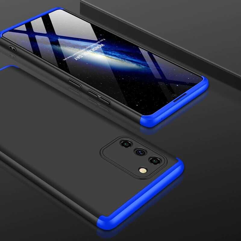 Samsung Galaxy A91 (S10 Lite) Kılıf 360 Tam Koruma Ön Ve Arka Sert Mika Kapak Orjinal Ays Gkk Kapak Kırmızı