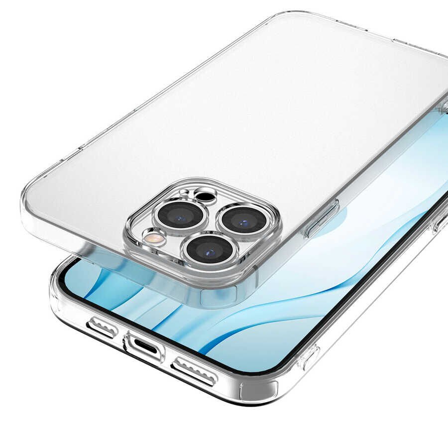 Apple iPhone 13 Pro Max Kılıf HEPTEKİLETİŞİM Kamera Korumalı Süper Silikon Kapak