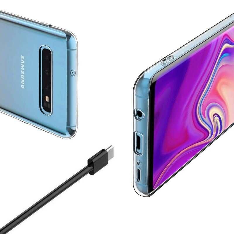 Samsung Galaxy S10 Plus Kılıf HEPTEKİLETİŞİM Süper Silikon Kapak