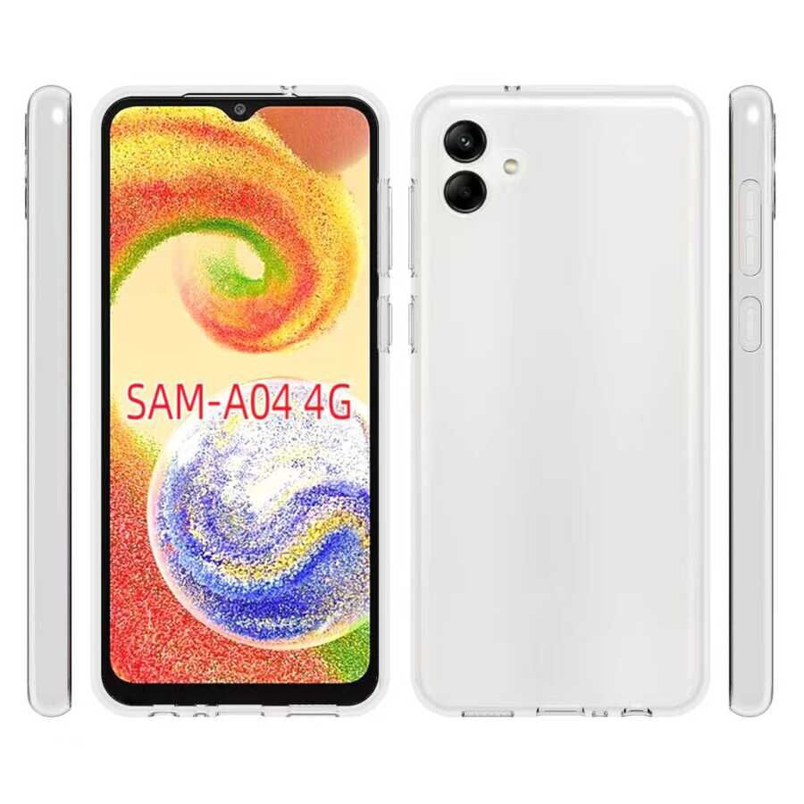 Samsung Galaxy A04 Kılıf HEPTEKİLETİŞİM Süper Silikon Kapak