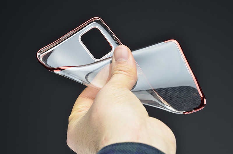 Samsung Galaxy A71 Kılıf HEPTEKİLETİŞİM Dört Köşeli Lazer Silikon Kapak