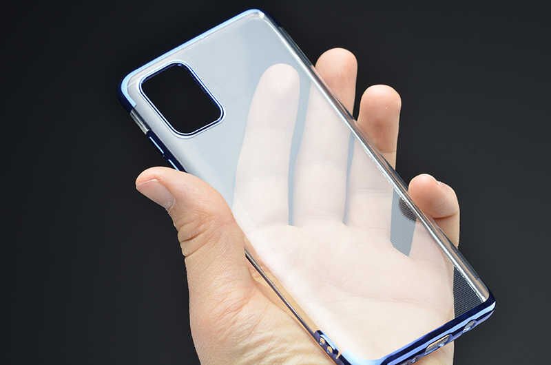 Samsung Galaxy A71 Kılıf HEPTEKİLETİŞİM Dört Köşeli Lazer Silikon Kapak