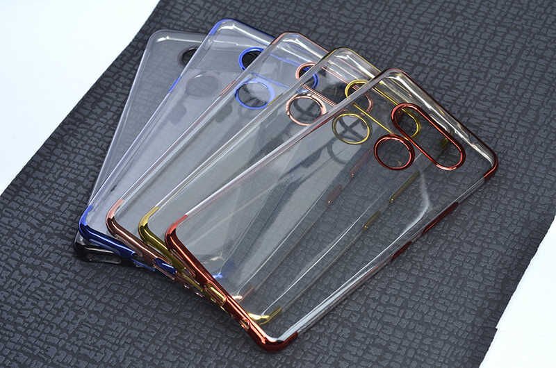 LG K50S Kılıf HEPTEKİLETİŞİM Dört Köşeli Lazer Silikon Kapak