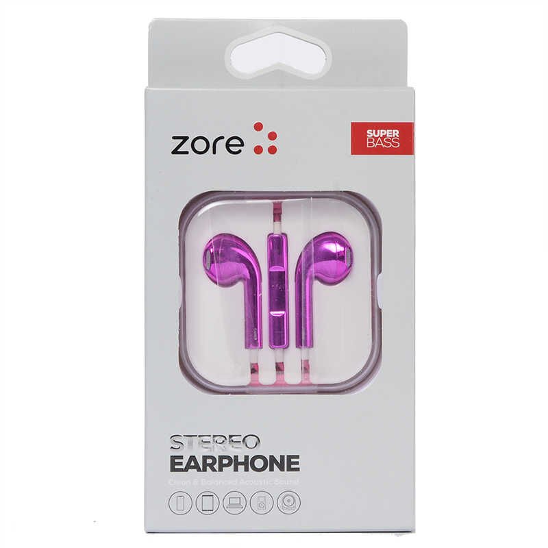 Yüksek Kalite ve Ses Performanslı Kulaklık (EP5 Basıc Serisi 3.5mm Kulaklık) Mor